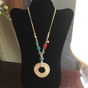 Gold Circle Necklace